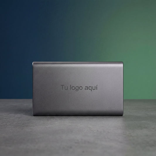 Power bank corporativo personalizado con grabado láser