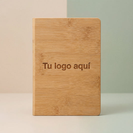 Libreta ecológica personalizada con grabado láser | ZuluMerch